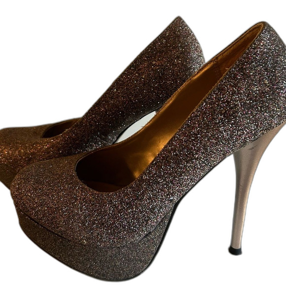 Elegant Glitter Stiletto Heels - Picture 2 of 6